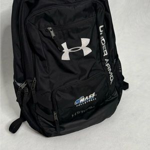 UMass Boston Under Armour Black Backpack